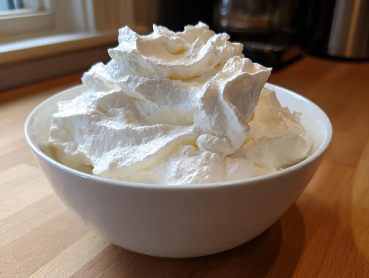 Easy 3-Ingredient Dairy-Free Coconut Whipped Cream Recipe